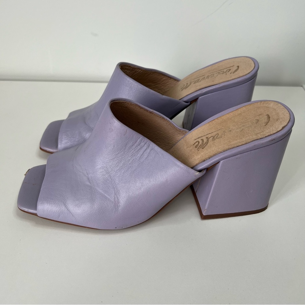 L’Intervalle leather mules